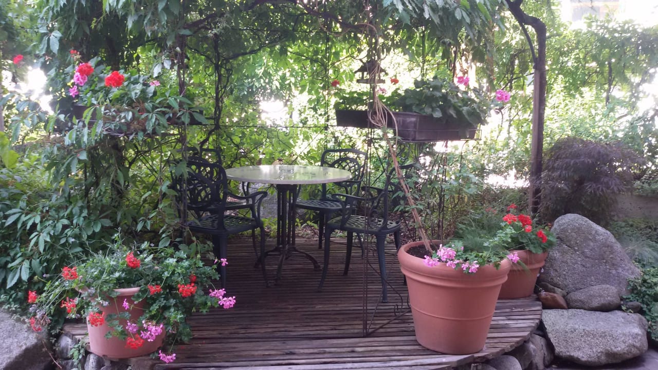 Romantische Ecke des Hotels Hotel Mühlenerhof