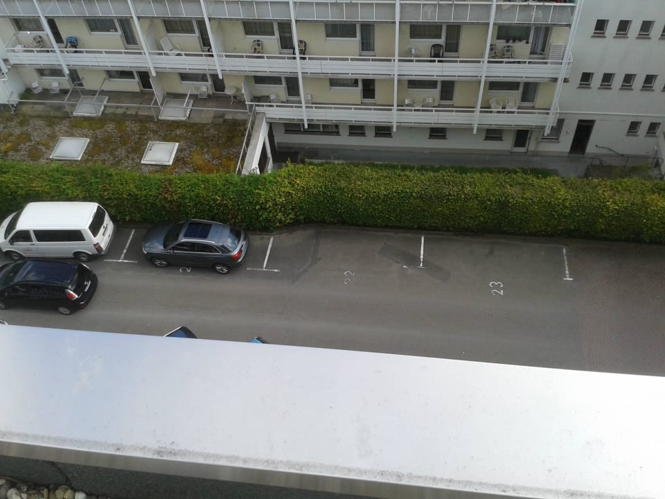 Blick zum vorderen Haus Vitalhotel König am Park