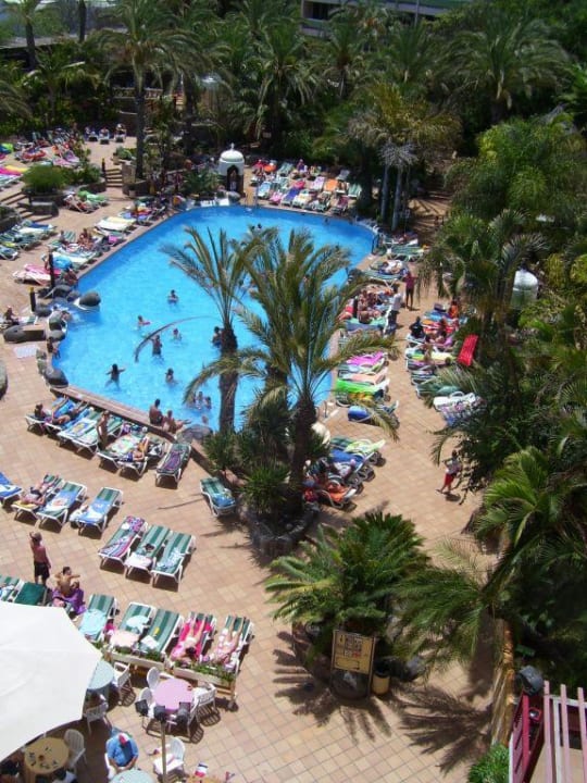 Animationspool von oben Abora Buenaventura by Lopesan Hotels