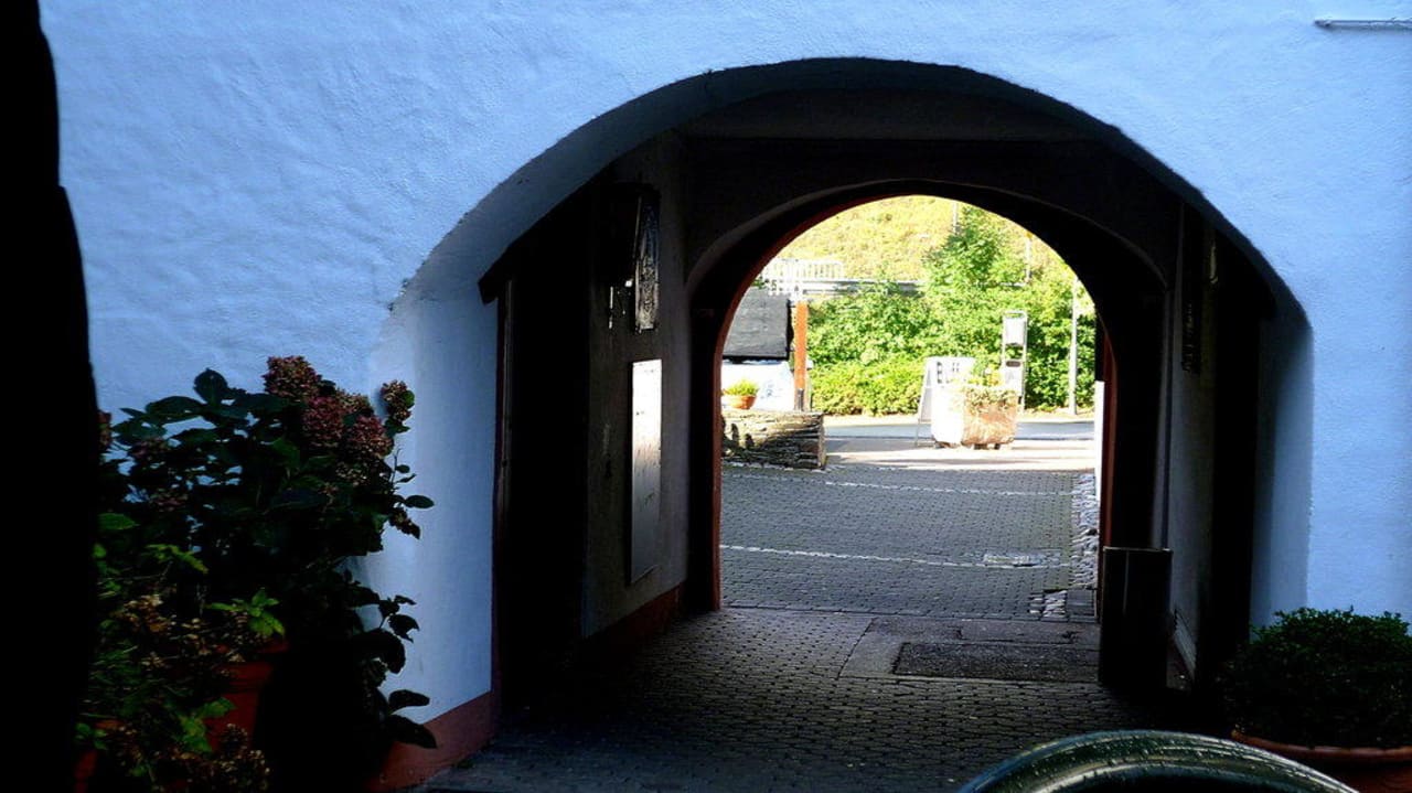 Blick vom Innenhof Hotel Deutschherrenhof