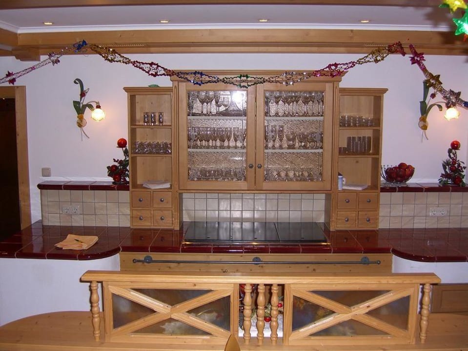 Buffet im Speisesaal Alpenpension Pfurtscheller