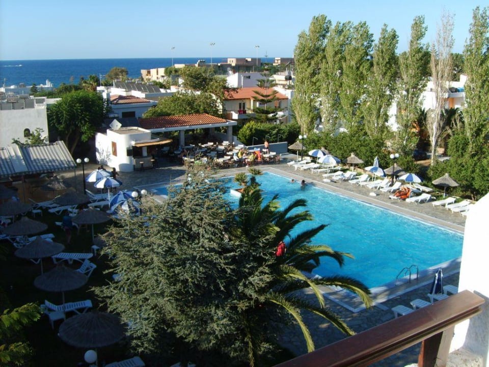 Blick vom Balkon Sentido Kyknos Beach Adults Only 16+