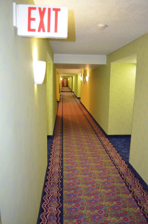 Blick aus dem Zimmer auf den Flur Hotel Miccosukee Resort and Gaming