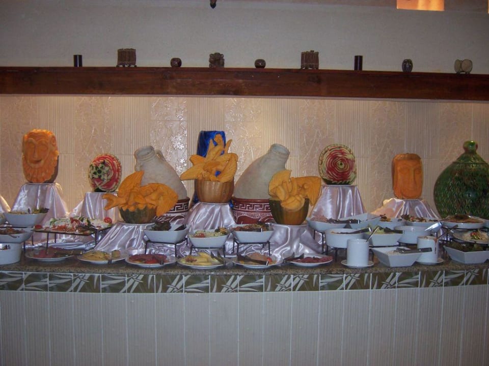 Teilansicht der Salatbuffets Pickalbatros Aqua Park Resort - Hurghada