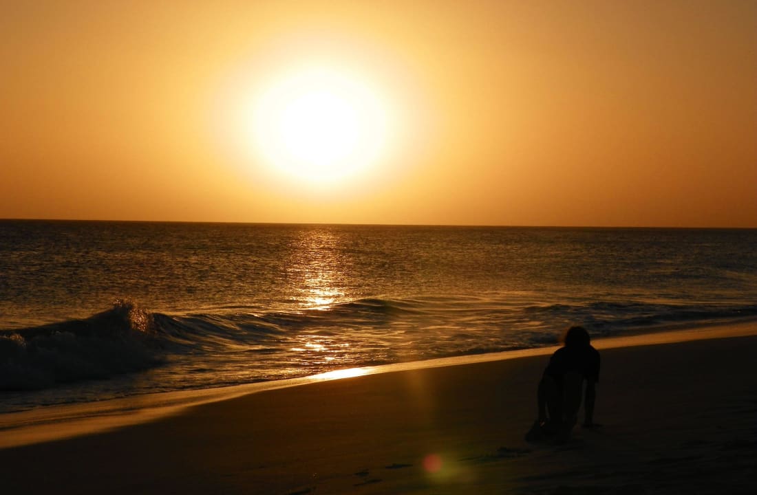 Sonnenuntergang Hotel Riu Touareg