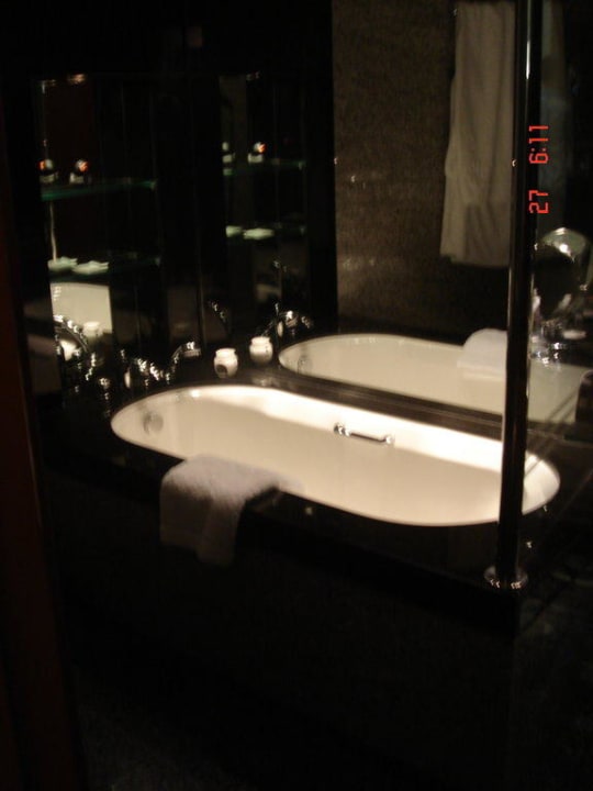 Blick in das Badezimmer Golden Sands Hotel Creek