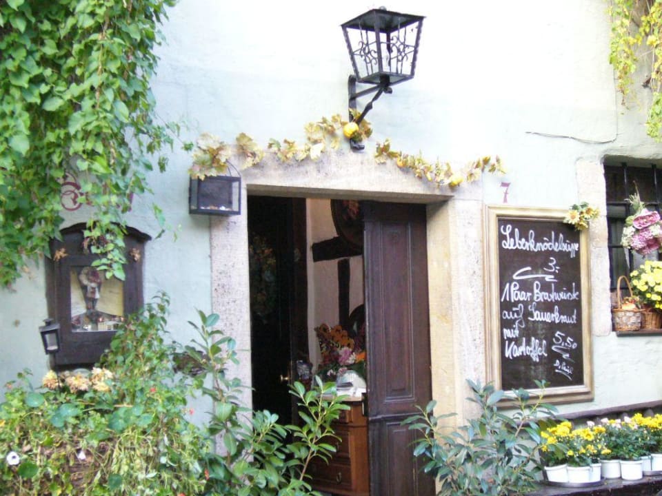 Der Eingangsbereich Hotel Altfränkische Weinstube