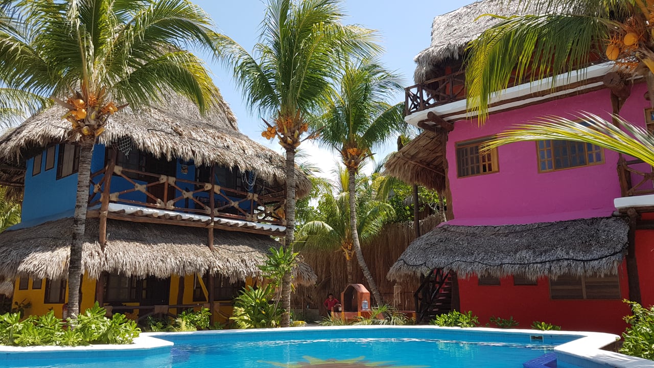 Außenansicht Hotel Palapas del Sol