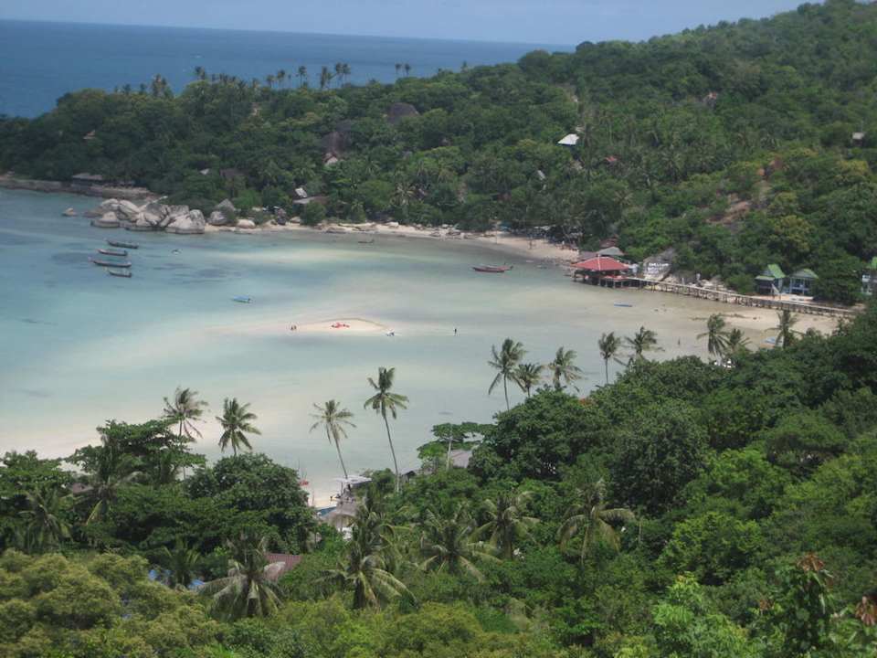 Aussicht von Restaurant/Pool Hotel Koh Tao Resort