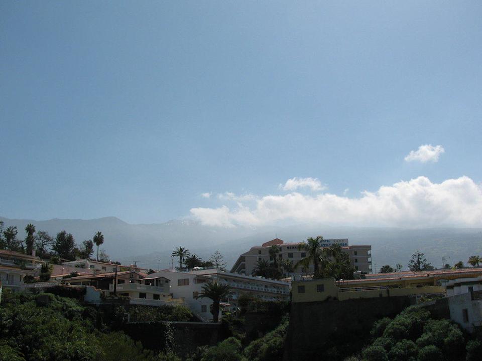 Blick beim Schwimmen! Hotel Perla Tenerife