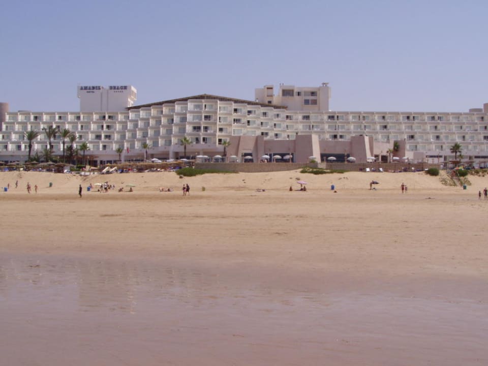 Sicht vom Strand Atlas Amadil Beach Hotel