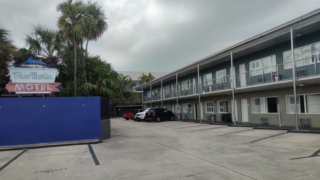 Außenansicht Motel Blue Marlin
