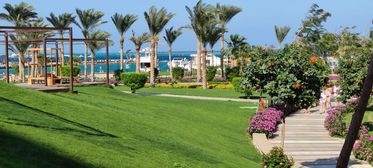 Gartenanlage Hilton Hurghada Plaza