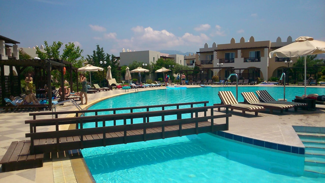 Aussicht vom Activitypool Hotel Gaia Palace