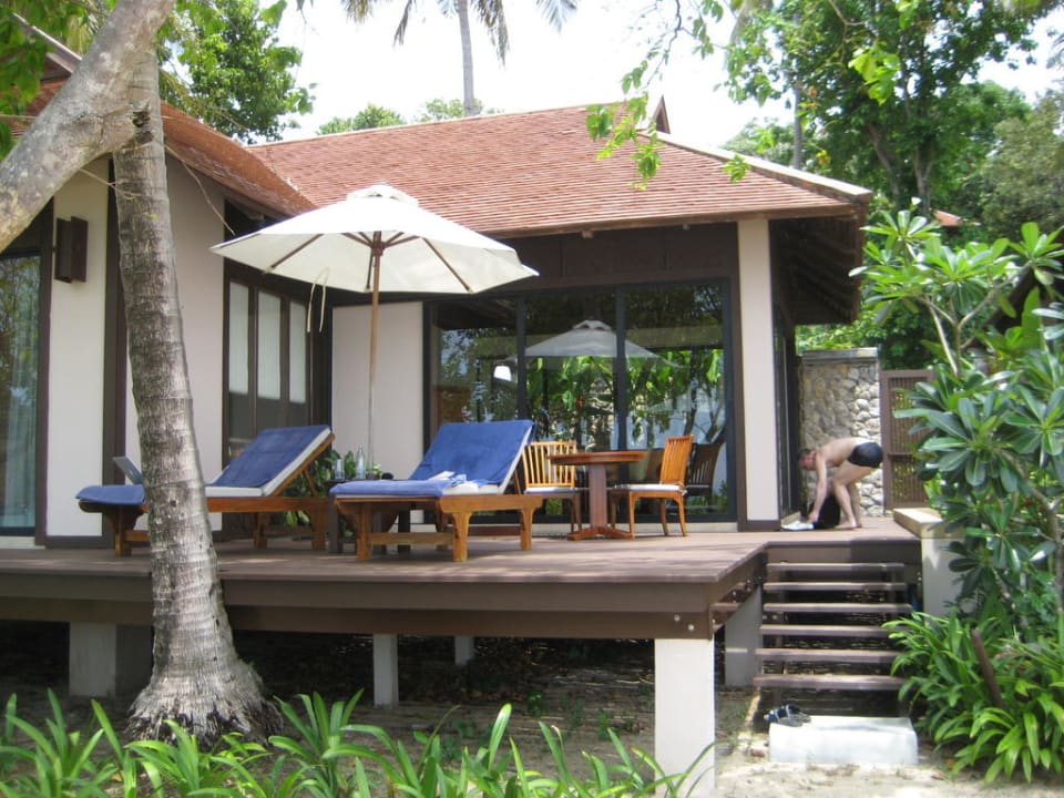 Großer Beachbungalow mit Veranda  Hotel Pimalai Resort & Spa