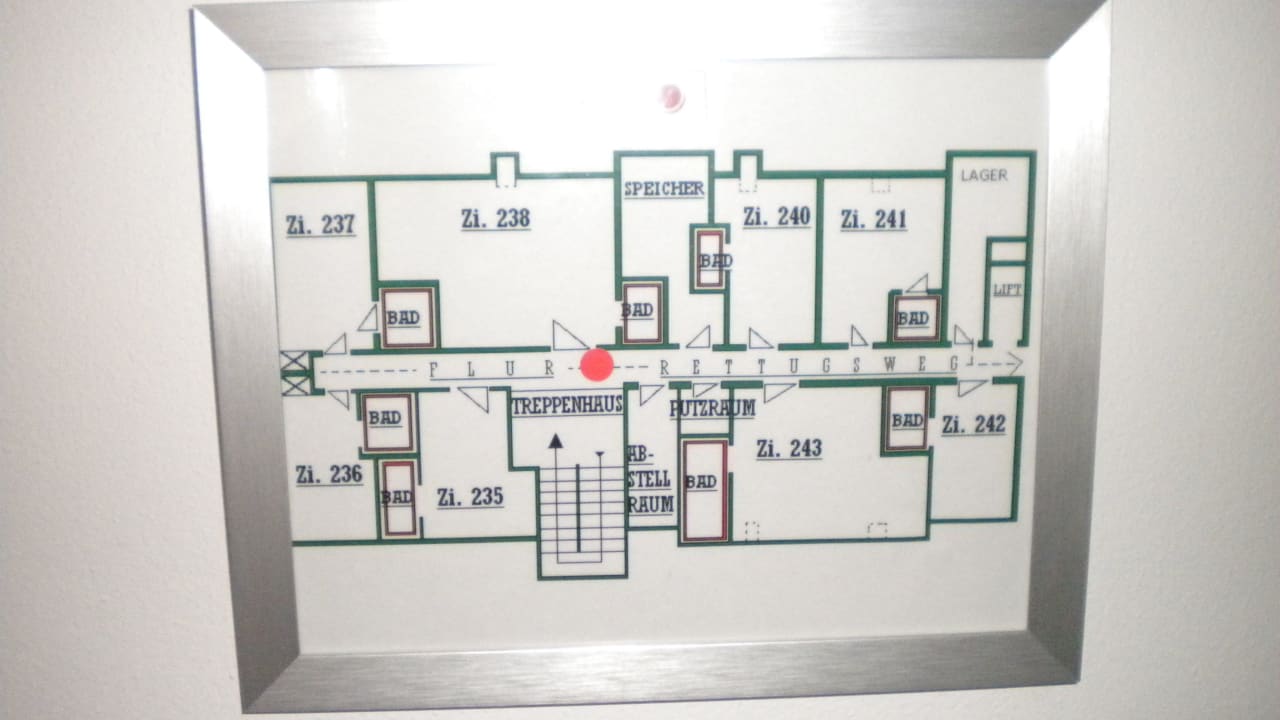 Fluchtplan Hotel AquaQuell Bad Pilzweg