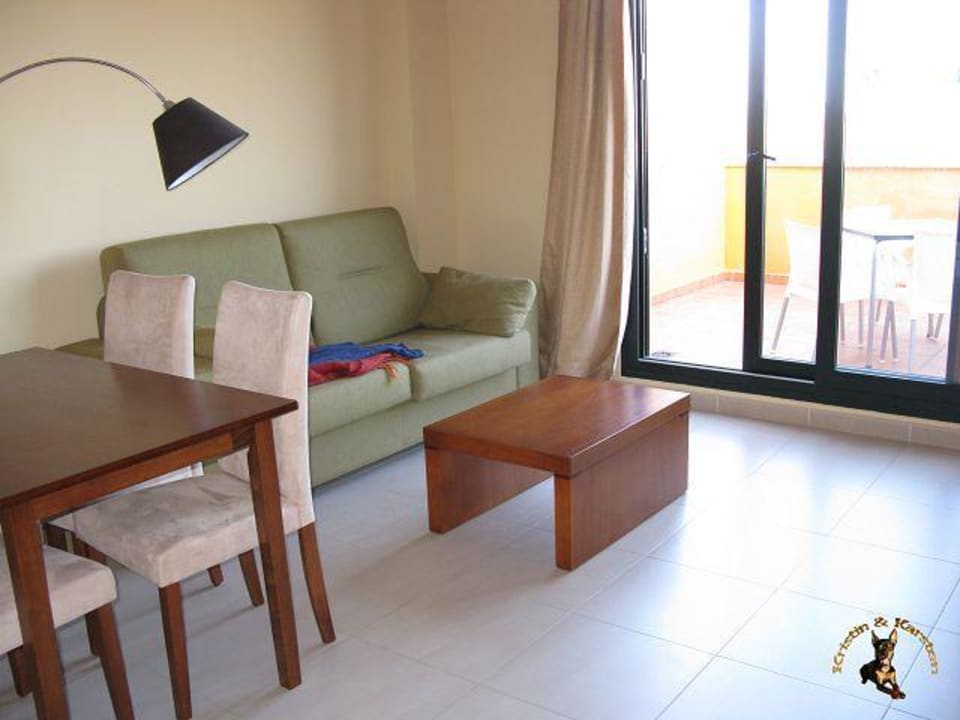 Wohnzimmer Appartement 427 Playamarina Hotel