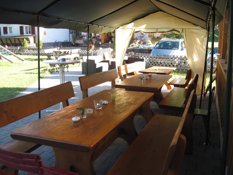 Laube außen Pension & Ferienwohnung Solaria