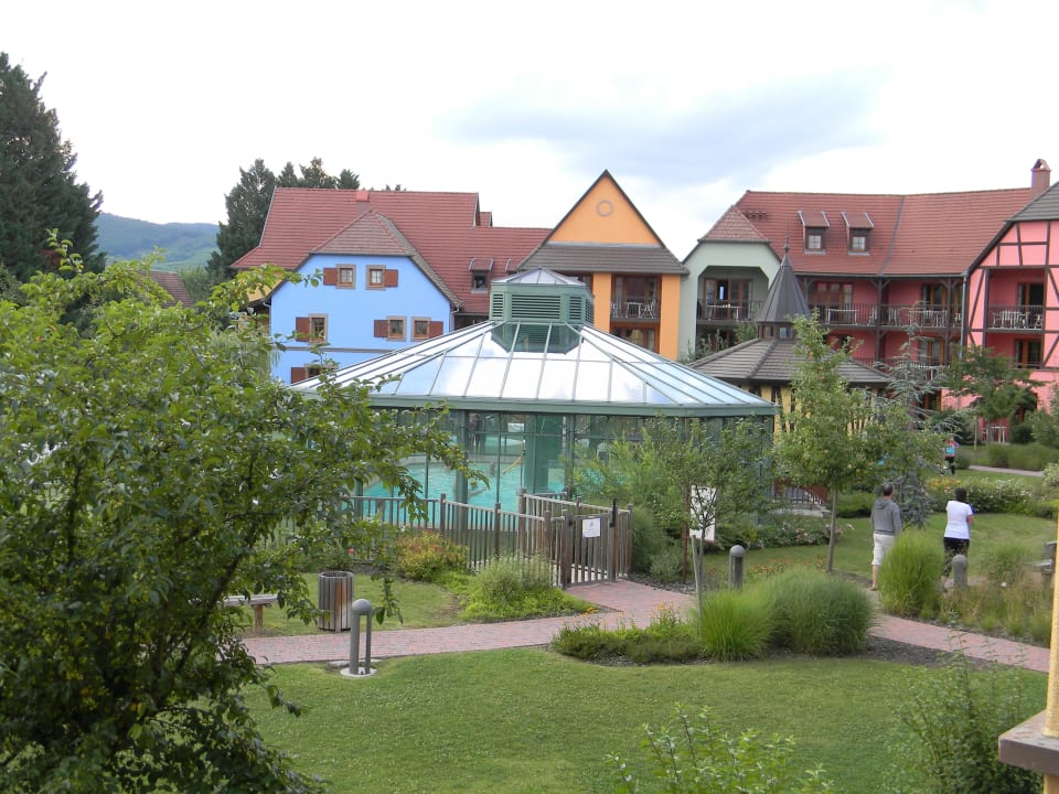 Blick vom Balkon Pierre & Vacances Residenz Le Clos d'Eguisheim