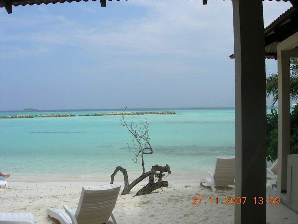Ausblick von Bungi 40 Summer Island Maldives
