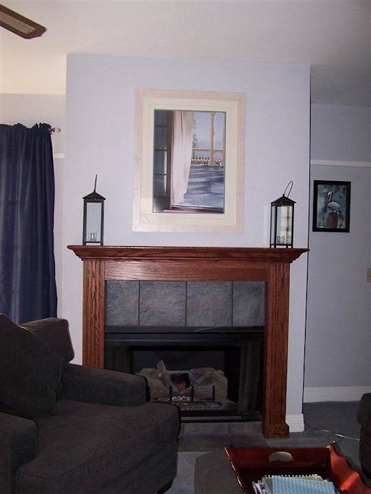 Der Kamin im Pacific-Room B&B The Pelican Cove Inn