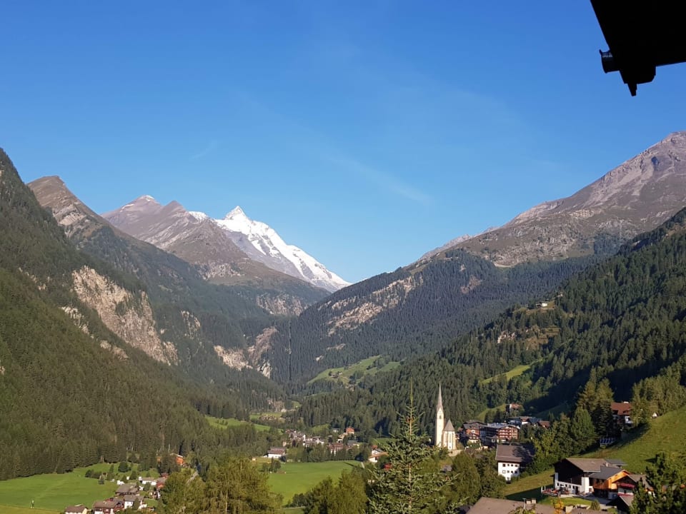 Ausblick Familienpension Gletscherblick