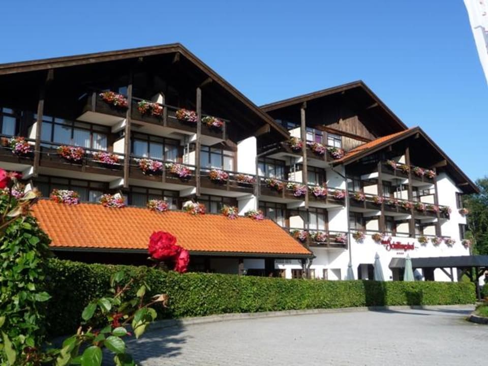Das Hotel Schillingshof von vorn Hotel Schillingshof