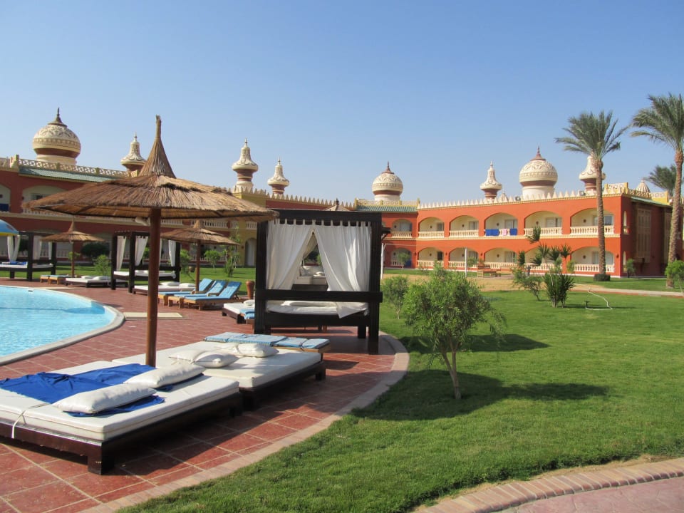 Garten mit Pool Pickalbatros Alf Leila Wa Leila Resort - Neverland Hurghada