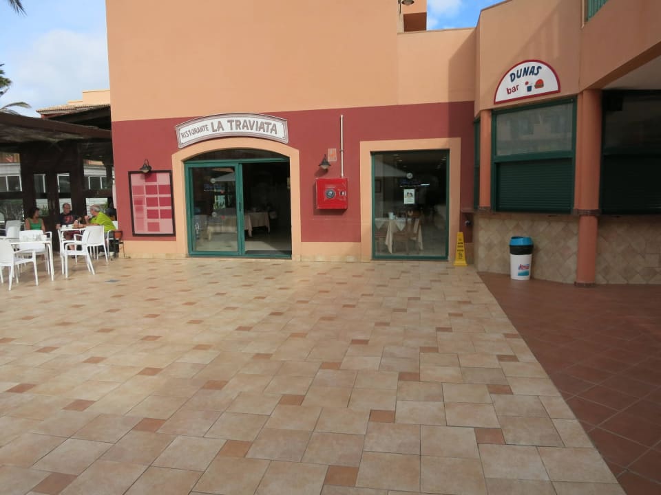 Eingang zum Restaurant BLUESEA Aloe Corralejo