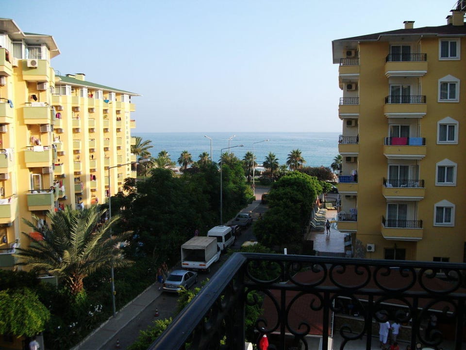 Blick Richtung Strand Hotel Kleopatra Royal Palm