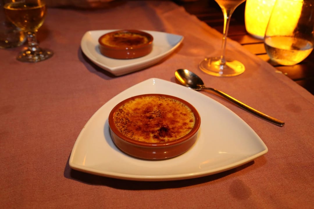 Dessert im Island Barbeque Restaurant Kuramathi Maldives