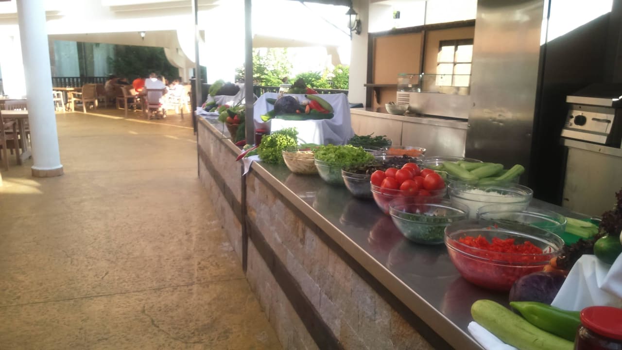 Swieze warzywa Bella Vista Beach Club