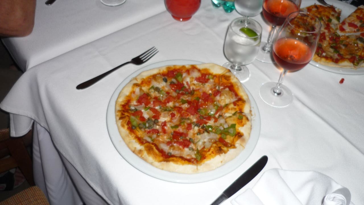Pizza im Spezialitätenrestaurant Le Enjoy Djerba Hotel