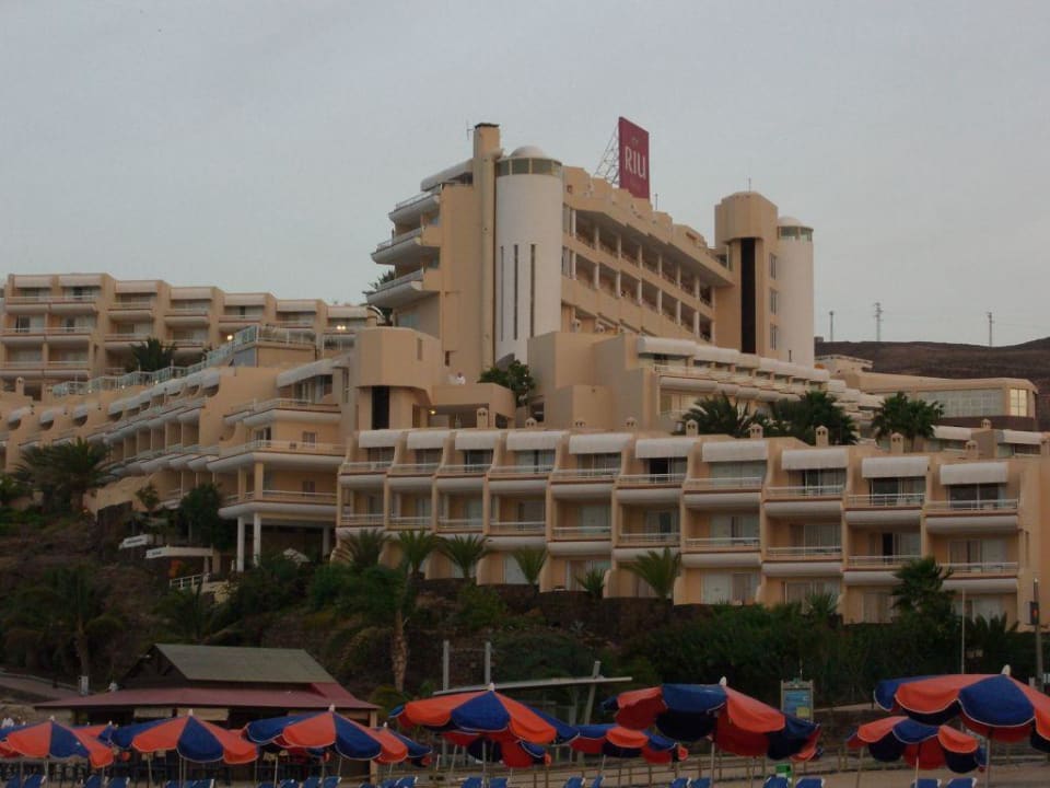 Blick vom Strand Hotel Riu Palace Jandia