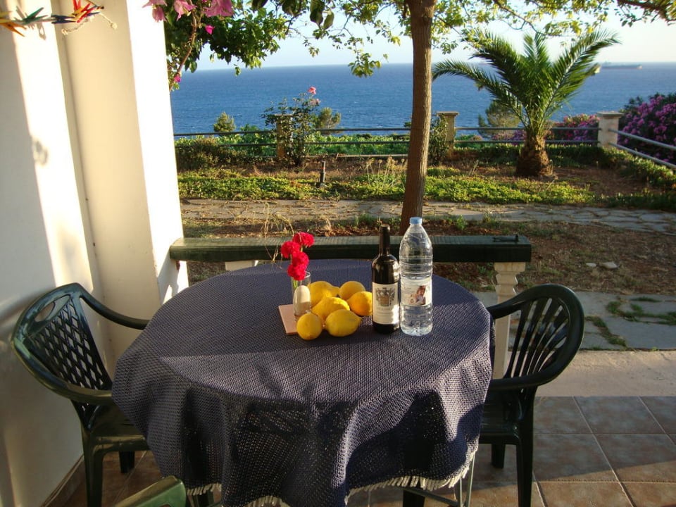 Terrasse vom Studio Nr. 1 Stella Vineyard Studios