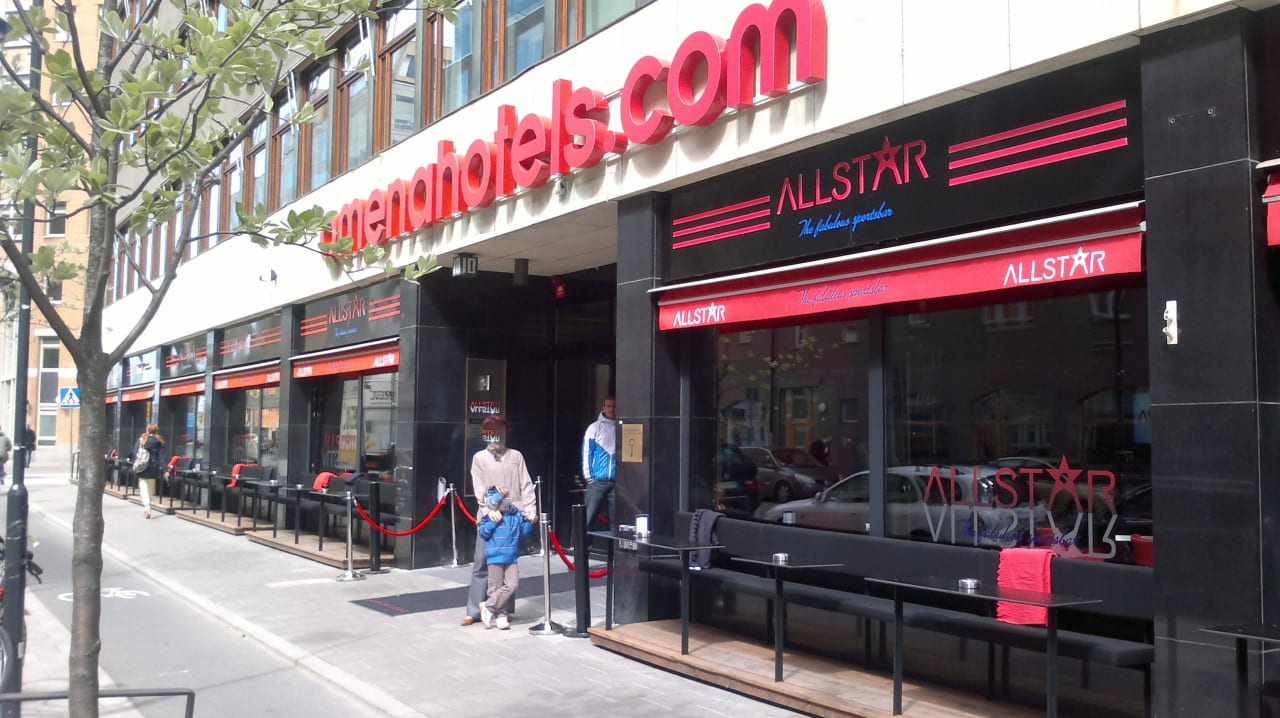 In front of the hotel Generator Stockholm