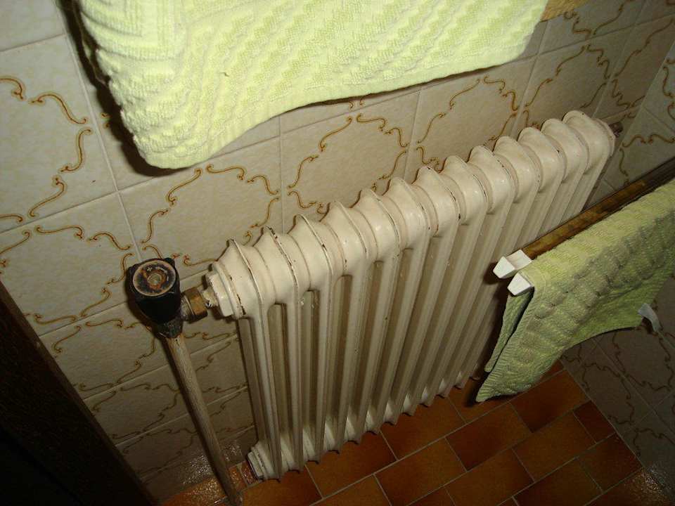 Alter Heizkörper im Bad Salzburgerhof Rauris