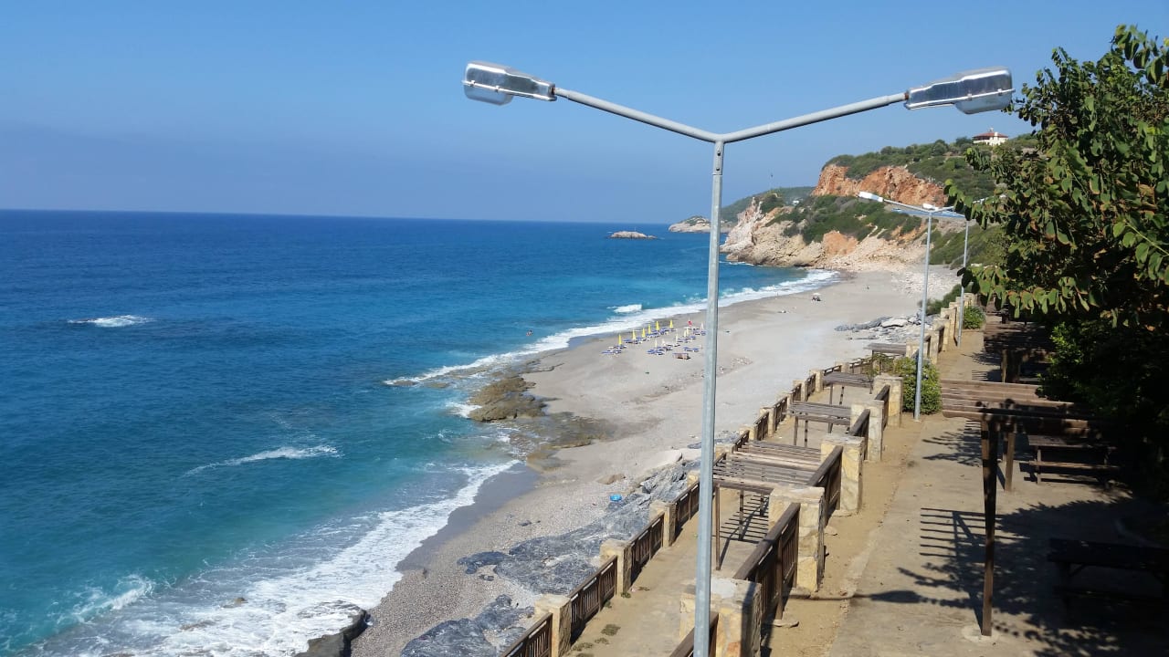 Fast immer leer und daher schön ruhig La Finca Marina