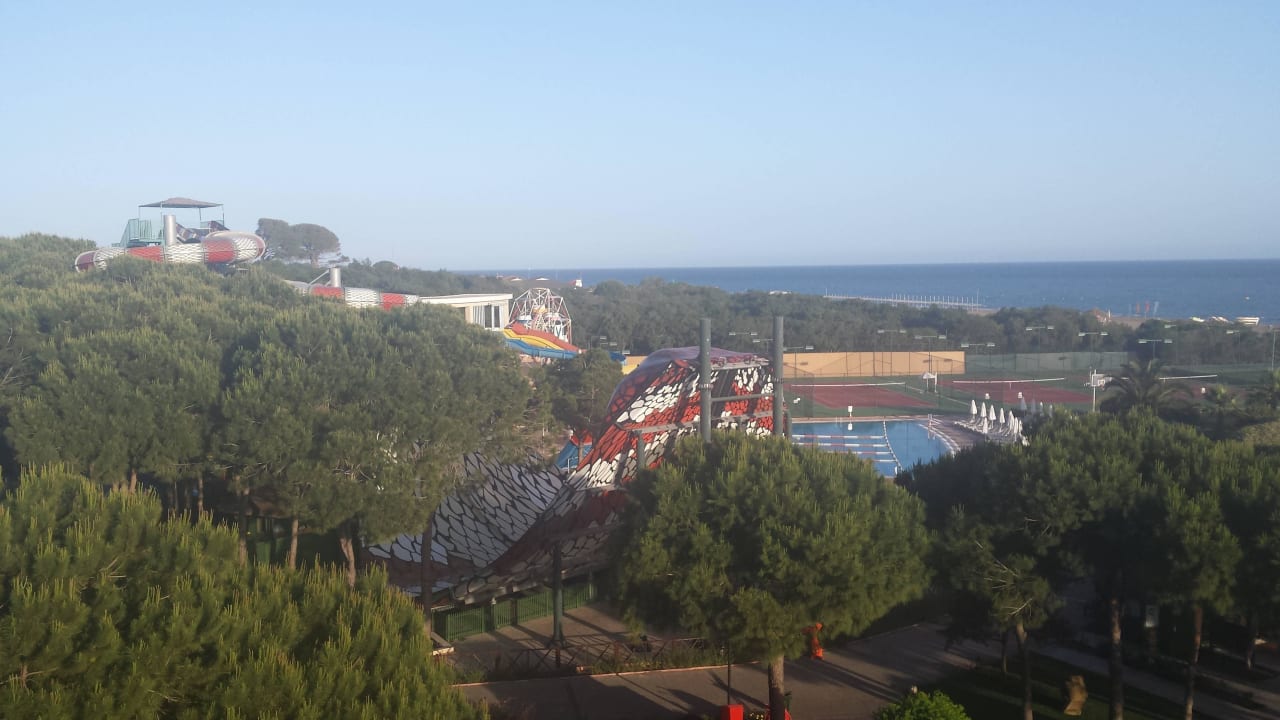 Meerblick vom Zimmer 1181, Familienzimmer,Rutschen Voyage Belek Golf & Spa
