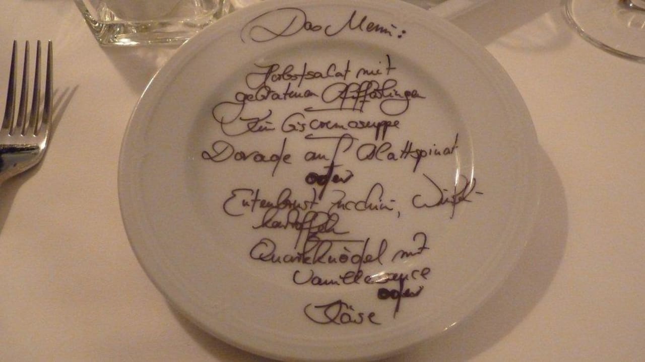 Halbpension-Menü Hotel Prümer Gang