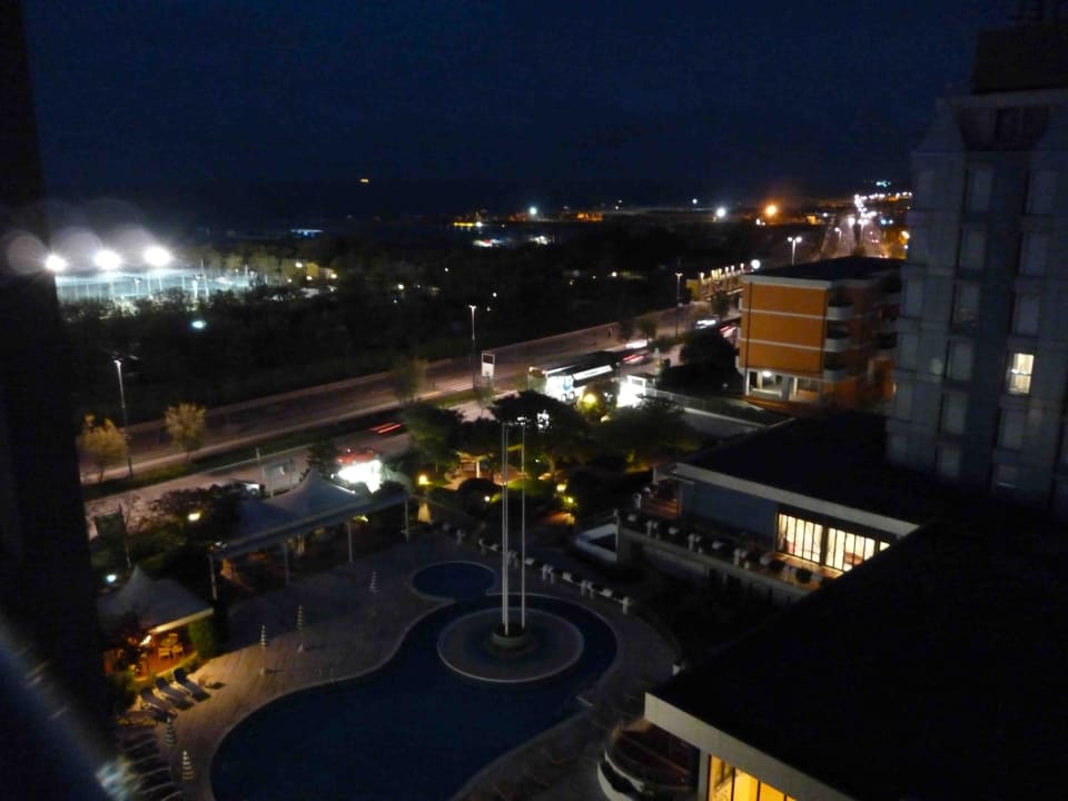 Ausblick nachts Hotel Le Tegnue