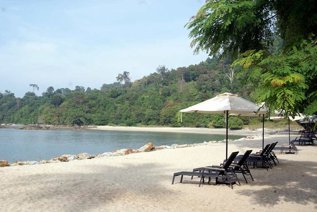 Einer der Hotel-Strände Hotel Sheraton Langkawi Beach Resort