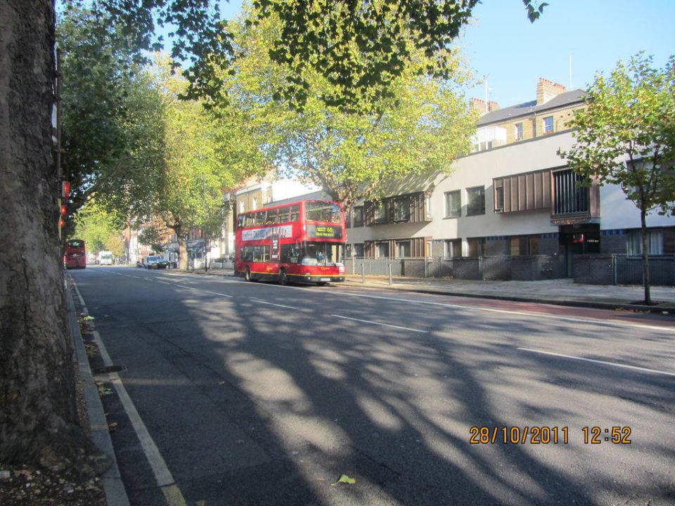 Ausblick auf die Straße vor dem Hotel Hotel H10 London Waterloo