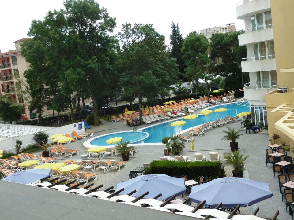 Ausblick vom Balkon Sun Palace