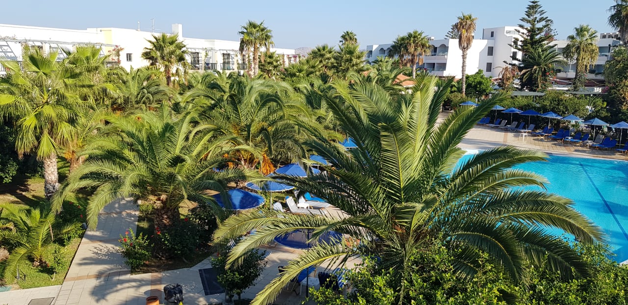 Ausblick Hotel Tigaki Beach