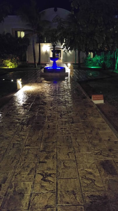 Garten mit Brunnen Dreams Tulum Resort & Spa