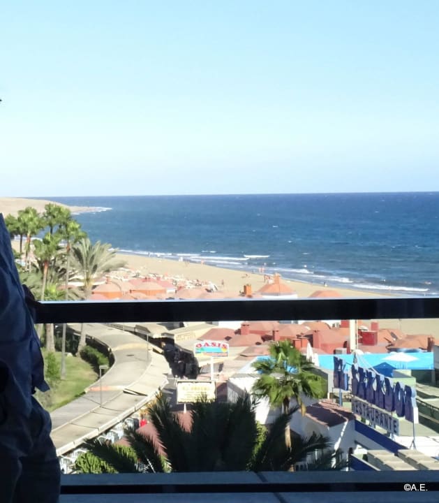 Blick aus dem Balkon zur Dünenseite Hotel Faro, a Lopesan Collection Hotel