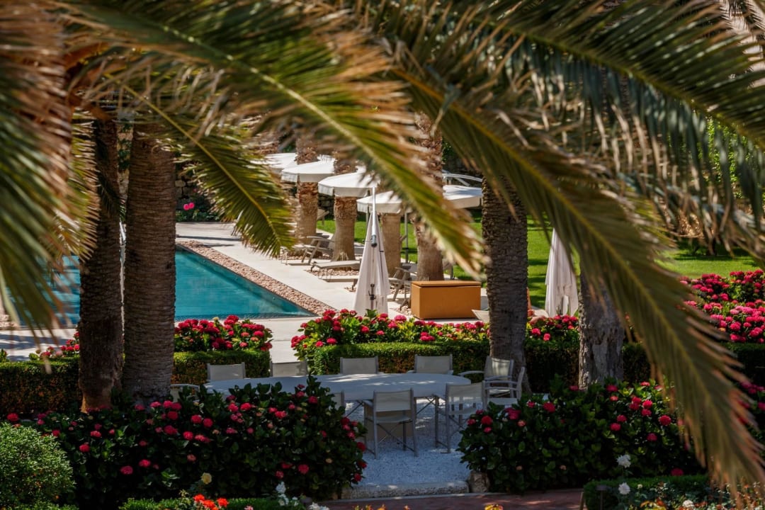 Pool im Garten Hotel Lemongarden