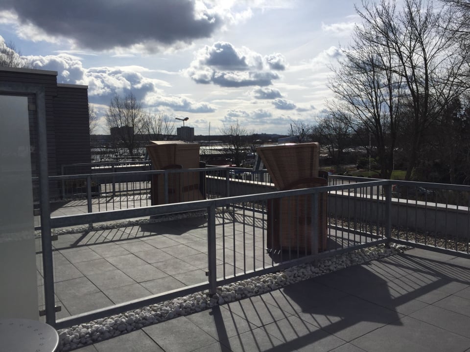 Dachterrasse vom Zimmer Acqua Strande Yachthotel