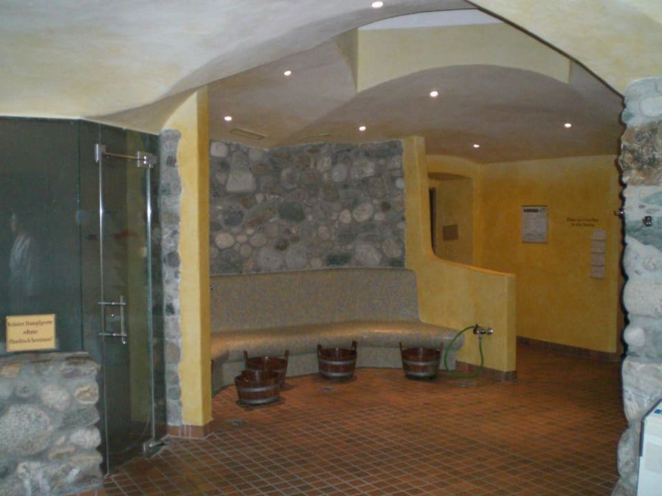 Dampfbad / Teil des großzügigen Saunabereichs Hotel Hochschober
